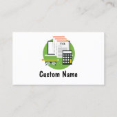 Rechnungsführung, Rechnungslegung und Steuern Visitenkarte (Rückseite)