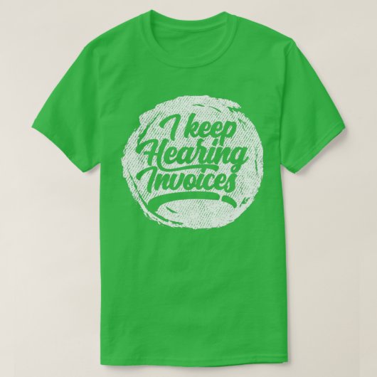 Rechnungsführung T-Shirt (Design vorne)