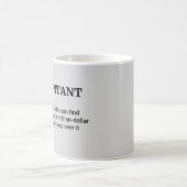 Rechnungslegung auf sonnige Weise erklärt - Gut fü Kaffeetasse (Mittel)