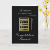 Rechnungslegung Business Abschluss Herzlichen Glüc Karte (Gelbe Blume)