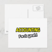 Rechnungslegung ... F-ck Yeah! Postkarte (Vorne/Hinten)