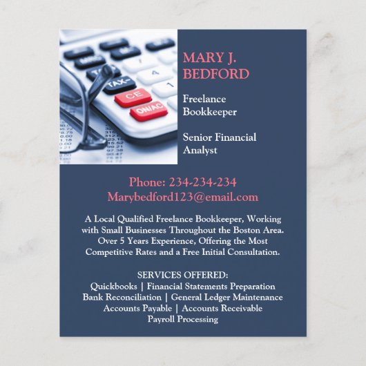 Rechnungslegung Flyer (Hinten)