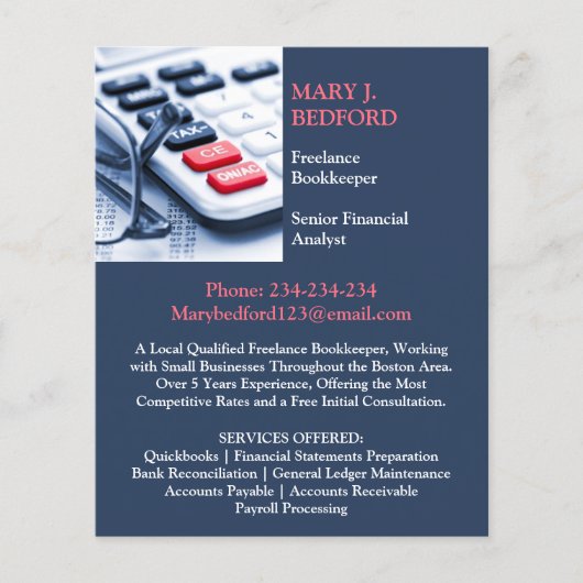 Rechnungslegung Flyer (Vorne)