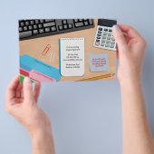 Rechnungslegung für CPA-Desk-Flyer Flyer (Handgriff)