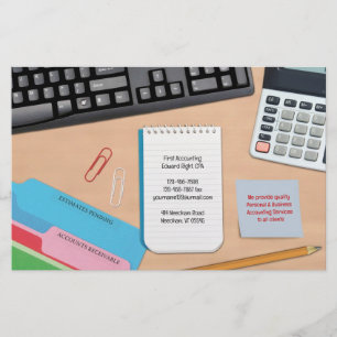 Rechnungslegung für CPA-Desk-Flyer Flyer