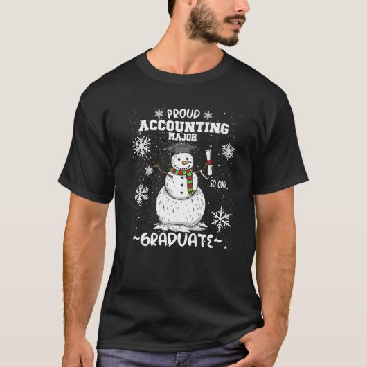 Rechnungslegung für Uni-Abschluss Winter Commenc T-Shirt (Vorderseite)