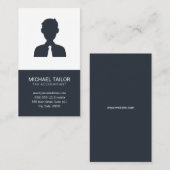 Rechnungslegung | Steuervorschuss | Finanzen Visitenkarte (Vorne/Hinten)