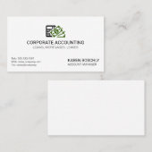 Rechnungslegung Visitenkarte (Vorne/Hinten)