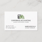 Rechnungslegung Visitenkarte (Vorderseite)