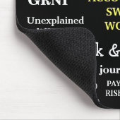 RECHNUNGSLEGUNG VON SWEAR WÖRTERN Grausames Funny  Mousepad (Ecke)