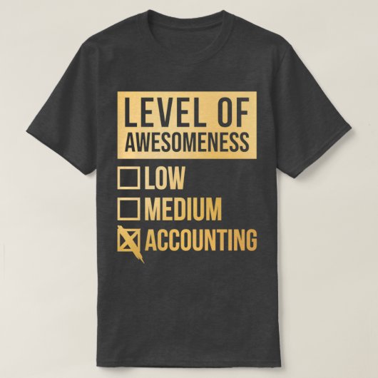 Rechnungslegung Witziger Art Höhe der Bilanzierung T-Shirt (Design vorne)