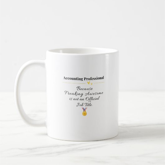 RechnungslegungsBeruflich Kaffeetasse (Links)