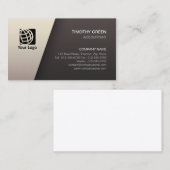 Rechnungslegungsdienstleistungen - einfach weiß visitenkarte (Vorne/Hinten)