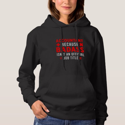 Rechnungslegungskonto des Buchhalters Hoodie (Vorderseite)