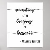Rechnungslegungssprache Poster (Vorne)