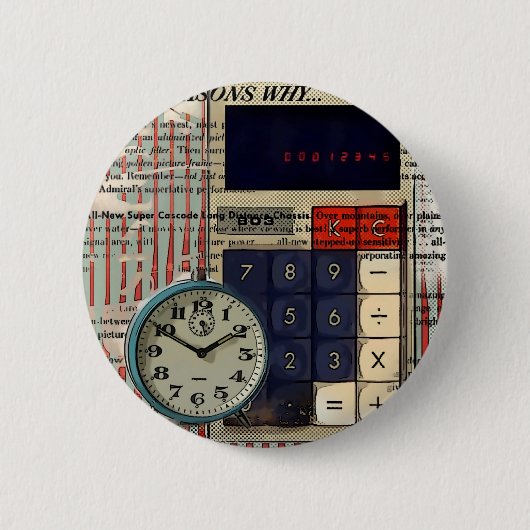 Rechnungsprüfer für Finanzberater Button (Vorderseite)