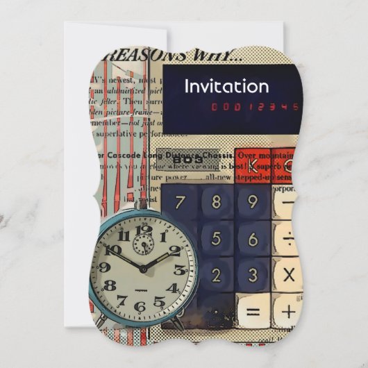 Rechnungsprüfer für Finanzberater Einladung (Vorderseite)