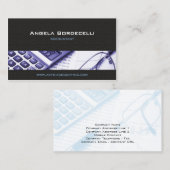 Rechnungsprüfer Rechnungslegungsfinanzierung Visitenkarte (Vorne/Hinten)