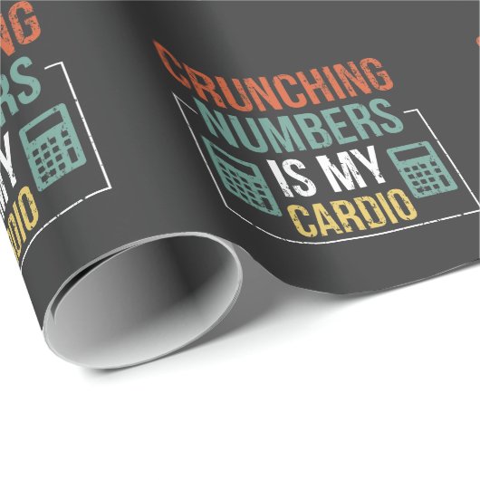 Rechnungsprüfer Spaß Geschenkpapier (Rolleneckpunkt)