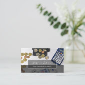 Rechnungsprüfer und Finanzexperten Visitenkarte (Stehend Vorderseite)