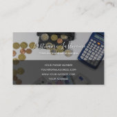 Rechnungsprüfer und Finanzexperten Visitenkarte (Rückseite)