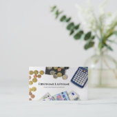 Rechnungsprüfer und Finanzexperten Visitenkarte (Stehend Vorderseite)