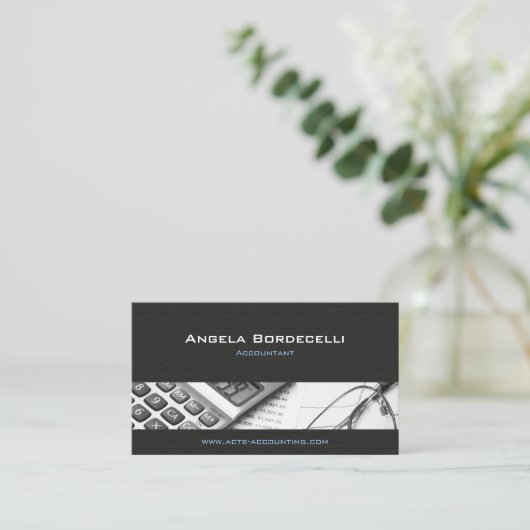 Rechnungsprüfer Visitenkarte (Stehend Vorderseite)