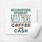 Rechnungsschüler brauchen mehr Kaffee und Geld Mousepad (Mit Mouse)