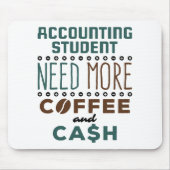 Rechnungsschüler brauchen mehr Kaffee und Geld Mousepad (Vorne)