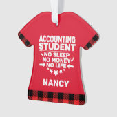 Rechnungsschüler kein schlafendes Geld für persönl Ornament (Vorderseite)