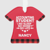 Rechnungsschüler kein schlafendes Geld für persönl Ornament (Vorderseite)