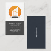 Rechnungsstelle | Finance Logo | Finanzen Visitenkarte (Vorne/Hinten)