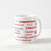 Rechnungswesen Swear Words Funny Accountant Joke G Kaffeetasse (VorderseiteRechts)
