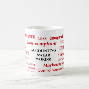 Rechnungswesen Swear Words Funny Accountant Joke G Kaffeetasse