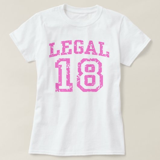 Recht 18 T-Shirt (Design vorne)