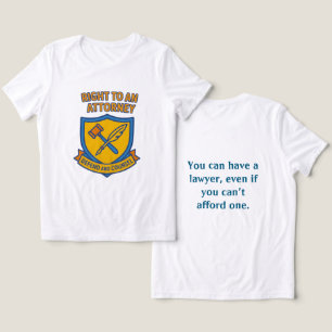 Recht auf Anwalt Tri-Blend Shirt