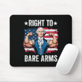 Recht auf Arms George Washington Bodybuilder G Mousepad (Mit Mouse)