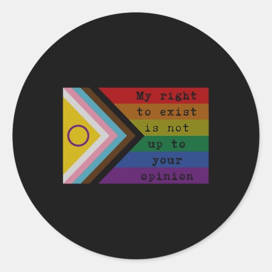 Recht auf Aufkleber (Vorderseite)