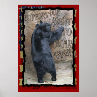 Recht auf BEAR-Waffen Poster