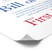 Recht auf freie Meinungsäußerung Poster (Ecke)