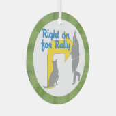 Recht auf Kundgebung Ornament Aus Metall (Vorderseite Rechts)