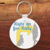 Recht auf Kundgebung Schlüsselanhänger (Vorderseite)