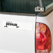 🛠 Recht auf Reparatur Autoaufkleber (Auf Lkw)