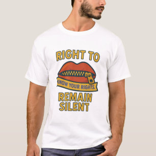 Recht auf Schweigen: Ihre Rechte kennen T-Shirt