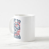 Recht auf Waffengewalt am 4. Juli Patriotische Arb Kaffeetasse (Vorderseite Links)