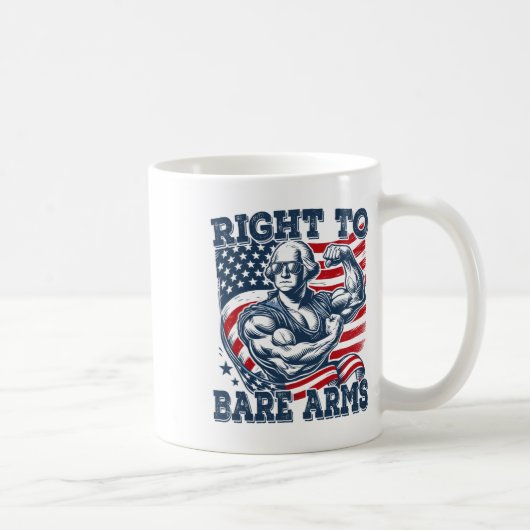 Recht auf Waffengewalt am 4. Juli Patriotische Arb Kaffeetasse (Rechts)