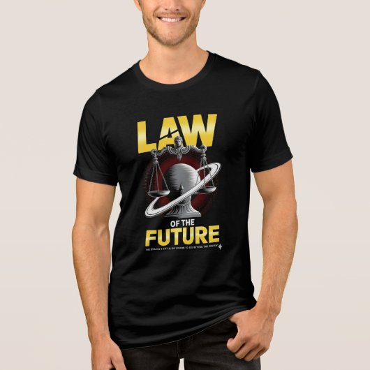 Recht der Zukunft Tri-Blend Shirt (Vorderseite)