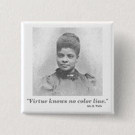 Recht-Führer-Zitat IDA B. Wells Suffrage ziviles Button