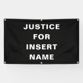 Recht für den Protest auf benutzerdefiniertem Text Banner (Horizontal)