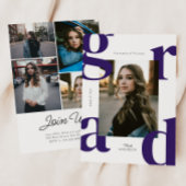 Recht Moderne Klasse von 2024 Abschluss Einladung